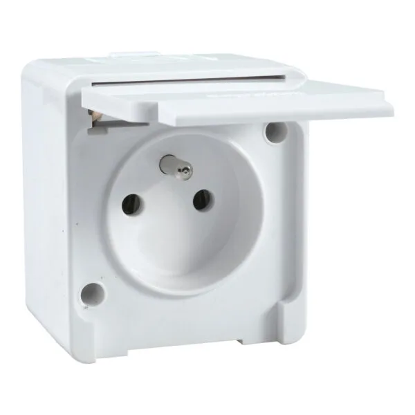 Schneider NML2800121 Beyaz Kapaklı Nemliyer UPS Priz