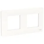 Schneider NU200418 Yeni Unica Studio 2LI Beyaz Çerçeve