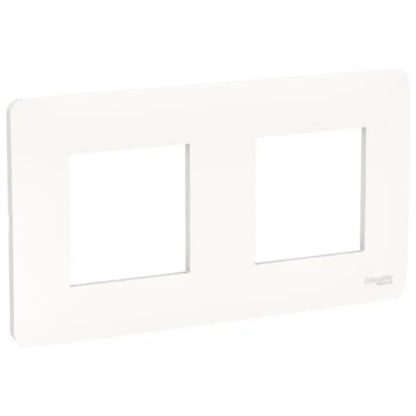 Schneider NU200418 Yeni Unica Studio 2LI Beyaz Çerçeve