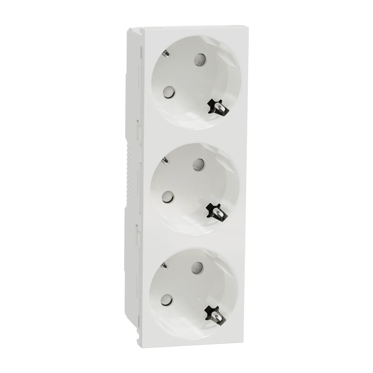 NU307618 - Main Schneider NU307618 Yeni Unica 3lü Beyaz Çocuk Korumalı Topraklı Priz