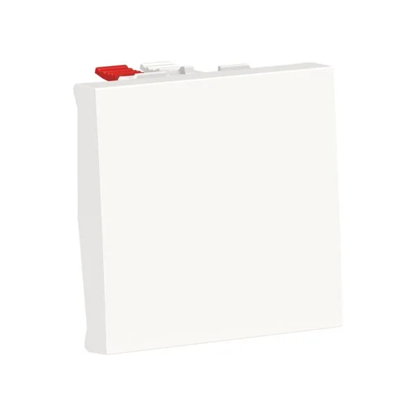 Schneider NU320618 Yeni Unica 2 Modüllü Beyaz Liht Buton