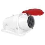 Schneider PKF16W434 Pratika 380-415V AC 4x16A 3P+E Trifaze IP44 Vida Bağlantılı Eğik Duvar Prizi