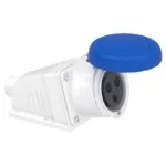 Schneider PKF32W723 Pratika 200-250V AC 3x32A 2P+E Monofaze IP67 Vida Bağlantılı Eğik Duvar Prizi