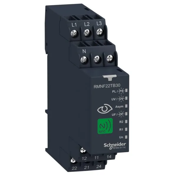 Schneider RMNF22TB30 208-480VAC 8A 2CO 3 Fazlı Kontrol Rölesi