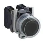 Schneider XB4-BP21 Plastik Kılıflı Siyah Yaylı Buton