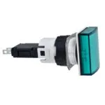 Schneider XB6DV3BB 24V Yeşil Dikdörtgen Ledli Kumanda Butonu