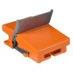 Schneider XPER810 1NK+1NA IP66 Kapaksız Metalik Turuncu Ayak Pedalı