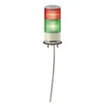 Schneider XVGB2SW 60mm 24V AC/DC Led Sabit Işıklı Kırmızı-Yeşil Buzzer IP42 Monoblok Işıklı Kolon