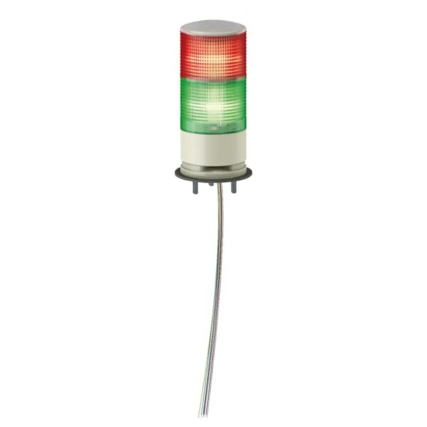 Schneider XVGB2SW 60mm 24V AC/DC Led Sabit Işıklı Kırmızı-Yeşil Buzzer IP42 Monoblok Işıklı Kolon