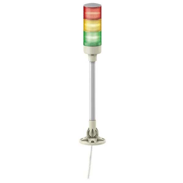 Schneider XVGB3SM 60mm 24V AC/DC Led Sabit Işıklı Kırmızı-Sarı-Yeşil Buzzer IP40 Monoblok Işıklı Kolon
