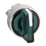 Schneider ZB4BK1333 22mm 3 Konumlu Sabit Yeşil Işıklı Mandal Buton Başlığı