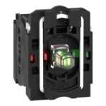 Schneider ZB5AW0M15 230-240V 1NA+1NK Entegre Ledli Gövde Sabitleme Bilezikli Beyaz Işık Bloğu