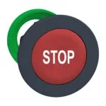 Schneider ZB5FA434 Stop İşaretli Kırmızı Buton Başlığı