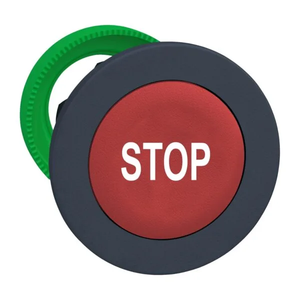 Schneider ZB5FA434 Stop İşaretli Kırmızı Buton Başlığı