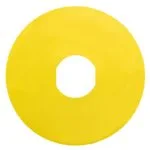 Schneider ZBY8101 Acil Stoplu Buton için 90mm Sarı İşaretsiz Etiket