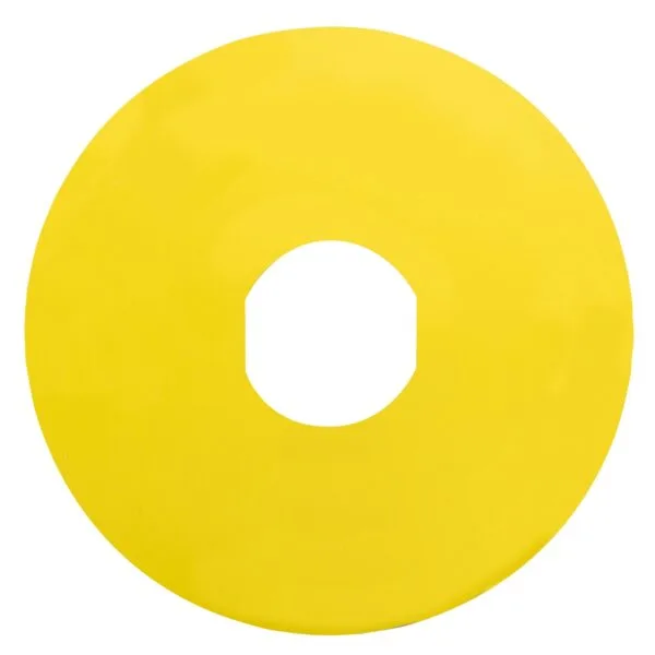 Schneider ZBY8101 Acil Stoplu Buton için 90mm Sarı İşaretsiz Etiket